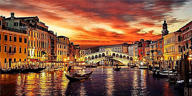 The Grand Canal in Venice - the central street of the city on the water