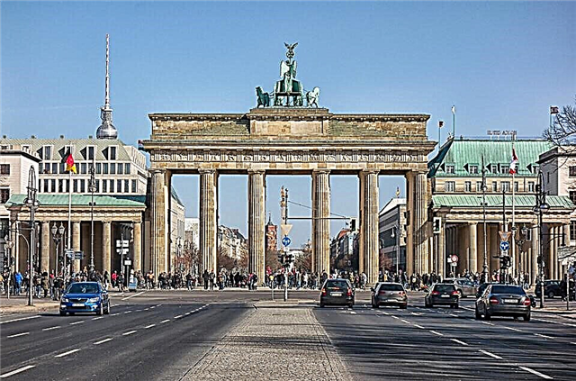 Puerta de Brandenburgo en Berlín.