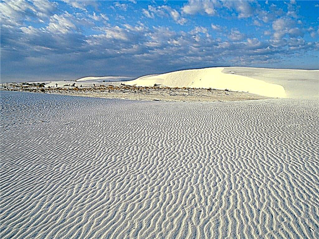 Desierto de arenas blancas en Nuevo México