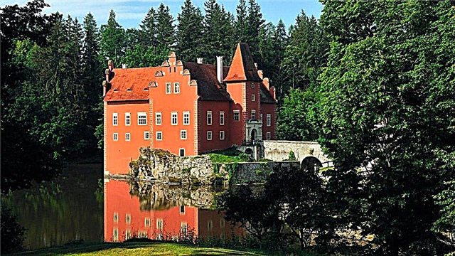 Chervena Lhota castle in the Czech Republic