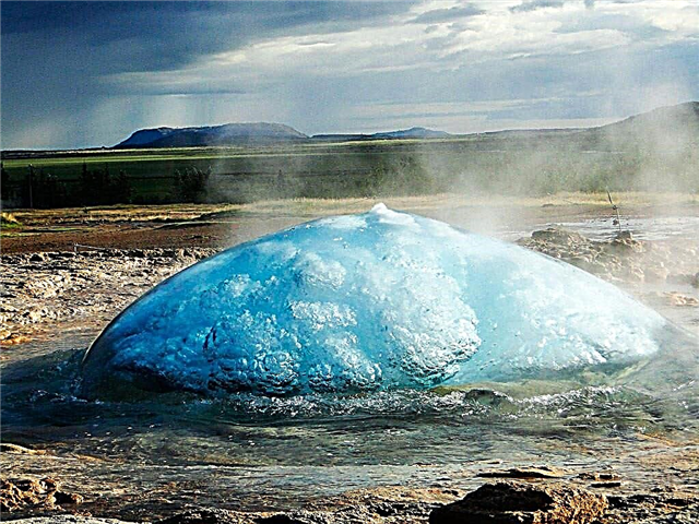 نبع ماء حار Strokkur في أيسلندا