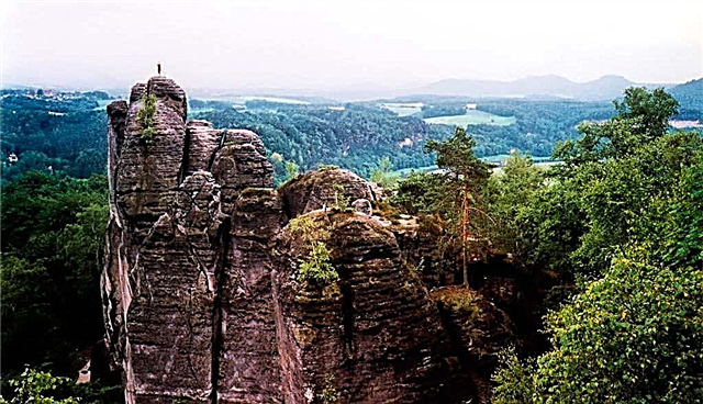 Bastei - stenbastion i Tyskland